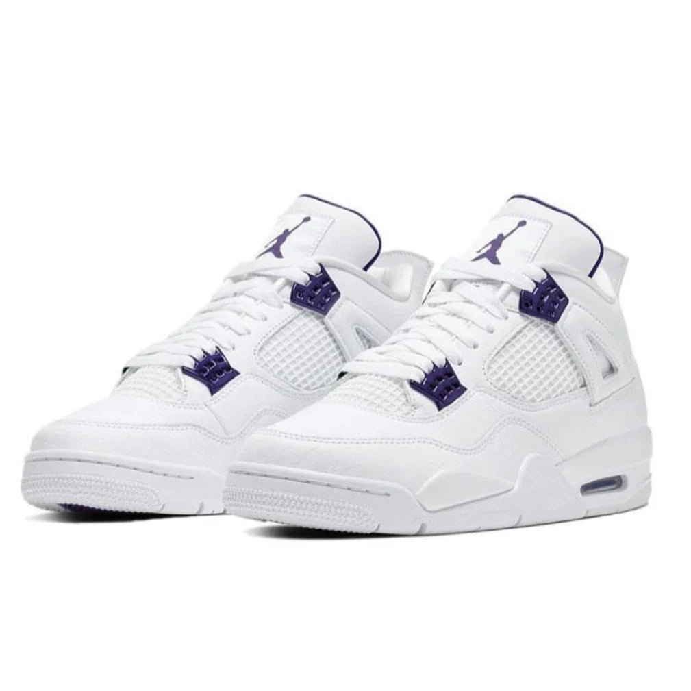 Metallic Purple Air Jordan 4s