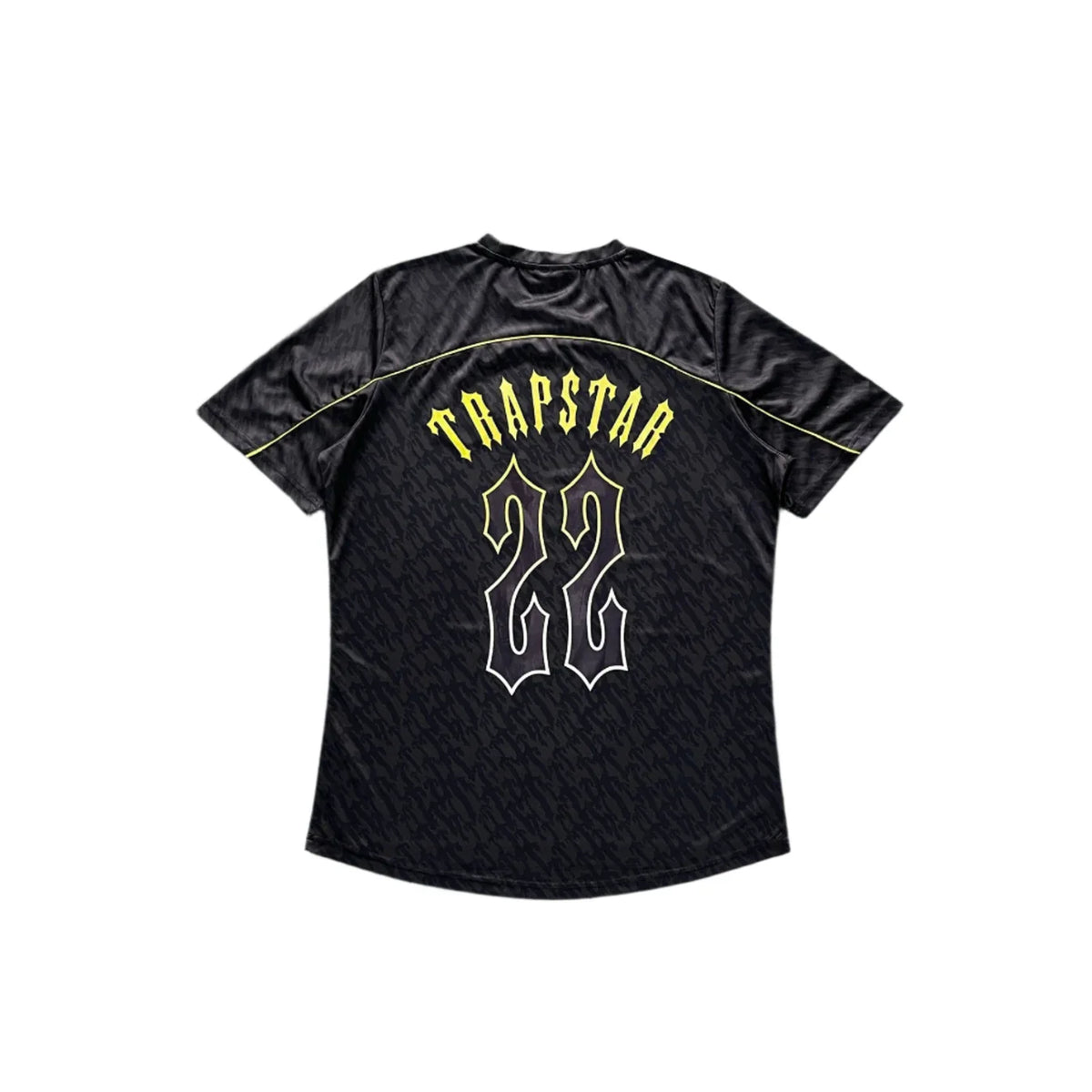 Trapstar T Football Jersey- Black/Lime